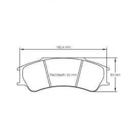 Plaquettes de Frein PAGID Forme 4923 Composé RSL1 Prix Choc