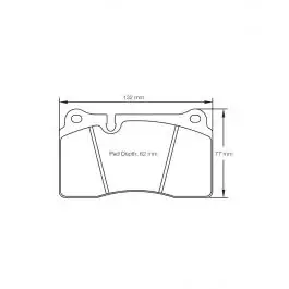 Plaquettes de Frein PAGID Forme 4906 Composé RSC2 Expédition Rapide