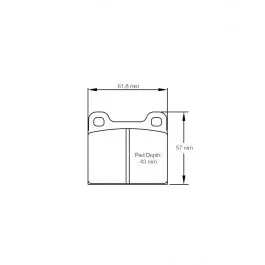 Plaquettes de Frein PAGID Forme 4304 Composé RSL29 Acheter En Ligne