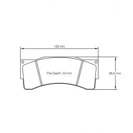 Petit Prix Plaquettes de Frein PAGID Forme 2557 Composé RSL29