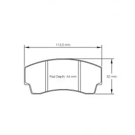Plaquettes de Frein PAGID Forme 2127 Composé RSL29 Offre Limitée
