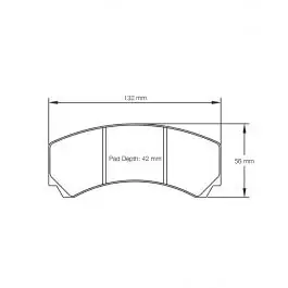 Plaquettes de Frein PAGID Forme 2126 Composé RSL1 Acheter En Ligne