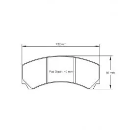 Plaquettes de Frein PAGID Forme 2126 Composé RST5E Nouvelle Collection