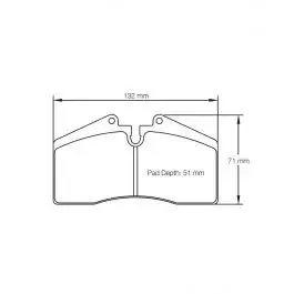 Plaquettes de Frein PAGID Forme 1204 Composé RS42 Offre Du Jour