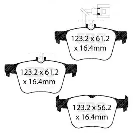 Plaquettes EBC Yellowstuff DP42295R Livraison Express
