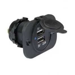 Commande En Gros Prise USB double pour habitacle REDSPEC 5V 1A + 5V 2.1A