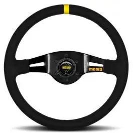 Promotion Volant MOMO MOD03 Peau retournée Noir