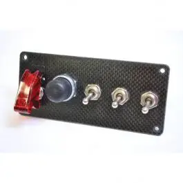 Marque Platine Starter 4 interrupteurs carbone REDSPEC