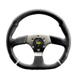 Volant OMP Cromo – 3 branches en acier et bouton klaxon Offre Du Jour