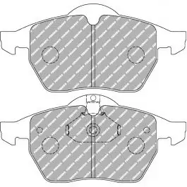 Plaquettes de frein FERODO FDS1068 DS Performance 156,5 mm x 74 mm x 19,5 mm Nouvel Arrivage