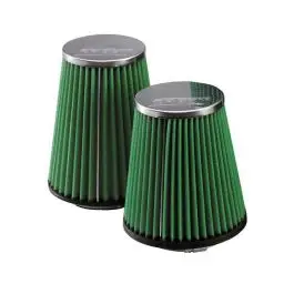 Filtre à air conique universel GREEN FILTER entrée 25° Nouvel Arrivage