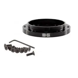 Adaptateur volant BG RACING 9 trous MOTOLITA sur moyeu 6 trous TURN ONE / MOMO / NARDI Authentique