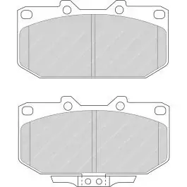 Plaquettes de frein FERODO FDS986 DS Performance 119,2 mm x 62 mm x 14,5 mm Pas Cher