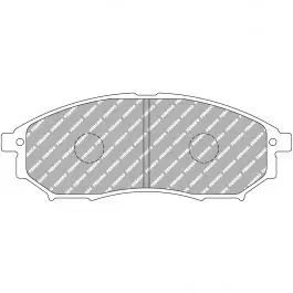 Plaquettes de frein FERODO FCP1690 DS2500 157,1 mm x 58,5 mm x 16,8 mm Must-Have