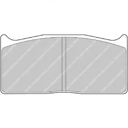 Satisfait Ou Remboursé Plaquettes de frein FERODO FRP308 DS2500 99,8 mm x 46 mm x 20 mm