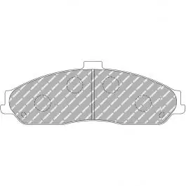 Acheter Direct Plaquettes de frein FERODO FCP1553 DS2500 183,8 mm x 63 mm x 14,7 mm