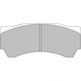 Plaquettes de frein FERODO FRP3081 DS3000 152 mm x 63 mm x 16 mm Acheter En Ligne
