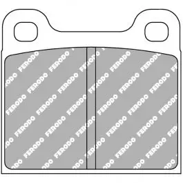 Vente Directe Plaquettes de frein FERODO FCP2 DS2500 61,8 mm x 56,6 mm x 15 mm