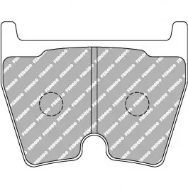 Plaquettes de frein FERODO FCP1664 DS2500 95,4 mm x 74,3 mm x 17 mm Nouvel Arrivage