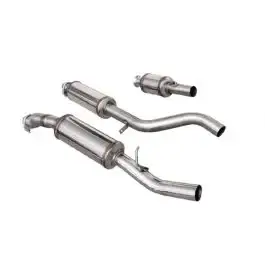Ligne d’échappement ORECA Gr.N pour RENAULT Clio II RS Phase 2 Ø63.5 mm titanium Pas Cher