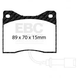 Plaquettes EBC Yellowstuff DP4753/2R Nouvelle Collection