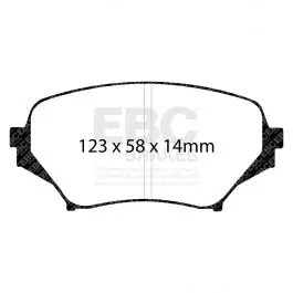 Plaquettes EBC Yellowstuff DP41774R Soldes
