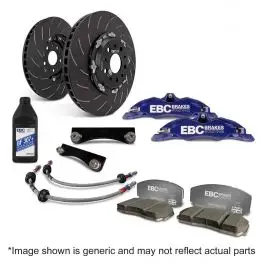 Certifié Kit gros freins avant et arrière EBC BBK006BLU-1
