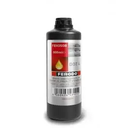 Liquide de frein FERODO DOT4 miscible 500ML Populaire