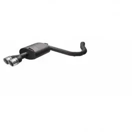 Silencieux Ulter acier Audi A4 Typ B7 /8E,8F 2005-2008 Populaire