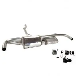Petit Prix Silencieux Ulter Inox Alfa Romeo StelVIo 2016-aujourd'hui + valve