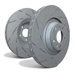 Disques de frein avants rainurés 256x45x24mm EBC USR680 Prix Réduit