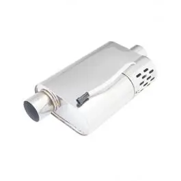 Silencieux ovale universel à clapet 76 mm vers 76 mm XFORCE VMK52-300 Solde