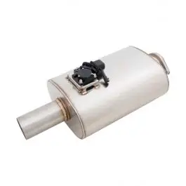 Silencieux ovale universel à clapet 76 mm vers 76 mm XFORCE VMK11-300 Bon Marché
