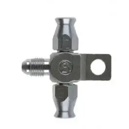 Raccord GOODRIDGE en Té 5132 Mâle Dash 3 3/8 x 24 en Inox + Patte de fixation Quantité Limitée