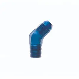 Adaptateur GOODRIDGE AN823 45° JIC 7/8 X 14 Mâle - NPT 3/8 X 18 Mâle en Alu Bleu Offre Exclusive