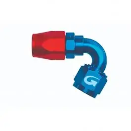 Solde Raccord GOODRIDGE 236 120° Dash 12 1 1/16 JIC X 12 en Alu Rouge/Bleu