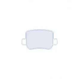Plaquettes de frein CL Brakes 4218 RC6 108,5 mm x 61,5 mm x 17,3 mm Prix Choc