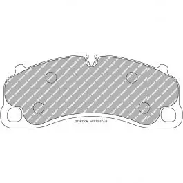 Promotion Saisonnière Plaquettes de frein FERODO FCP4664 DS1.11 198,3 mm x 80 mm x 16,6 mm