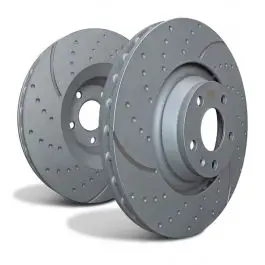 Certifié Disques de frein arrières rainurés / perçés 280x66x10mm EBC GD1355