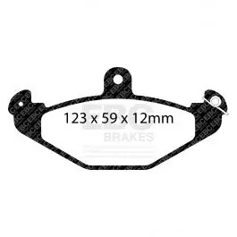 Plaquettes EBC Orangestuff DP9885/2 Réduction