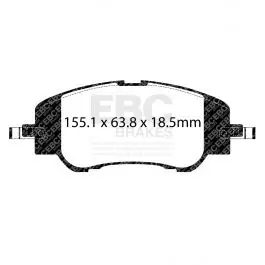 Nouveauté Plaquettes EBC Yellowstuff DP42512R