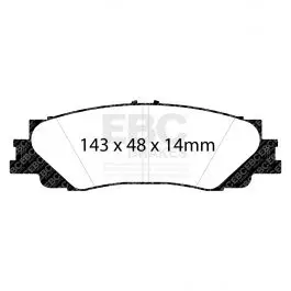Réduction Plaquettes EBC Yellowstuff DP42461R