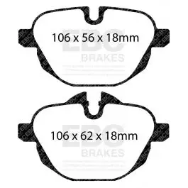 Plaquettes EBC Redstuff DP32047C Solde