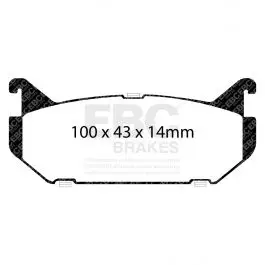 Plaquettes EBC Yellowstuff DP4972R Bon Marché