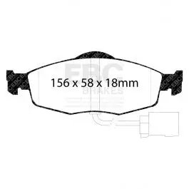 Livraison Express Plaquettes EBC Greenstuff DP2955