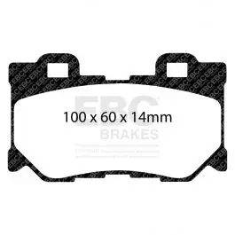 Plaquettes EBC Redstuff DP31824C Seulement Aujourd’hui
