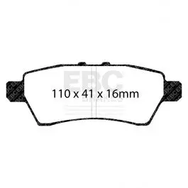 Plaquettes EBC Yellowstuff DP41748R Promotion Saisonnière