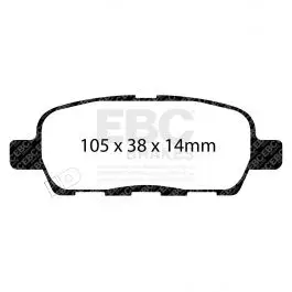 Plaquettes EBC Redstuff DP31666C Usine Directe