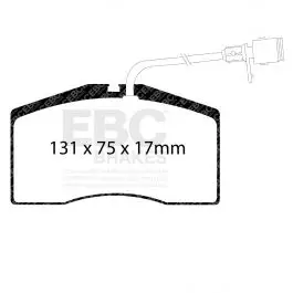 Plaquettes EBC Redstuff DP31327C Expédié Aujourd’hui