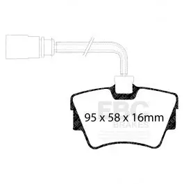 Plaquettes EBC Greenstuff DP21285 Livraison Express